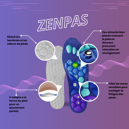 ZenPas – Semelles d'Acupression Magnétique